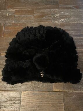 Faux Fur Turban Beanie